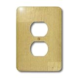 3dRose LLC lsp_41595_6 Light Maple Wood, 2 Plug Outlet Cover by 3D Rose (Home Improvement) [並行輸入品]