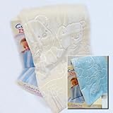 Big Oshi Fuzzy Plush Spanish Blanket By Modest Childrens Clothing (Large, Blue) by MODEST CHILDRENS 