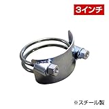 ホース継手 ホースバンド パワータイト（3インチ） PT075SS スチール