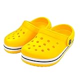サンダル ビーチサンダル クロックス風 子供用 ILOVE papa&mama キッズ ベビー 男の子 女の子 【YP】 fo-sa15 15cm イエロー