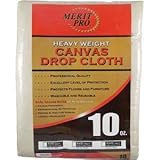 MERIT PRO 02045 10 oz Heavy Weight Canvas Drop Cloth, 4' x 15' [並行輸入品]