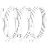 純正 USB C ケーブル 60W 急速充電 1M 3本セット 充電ケーブル タイプc データ転送 断線防止 高耐久性 映像出力不可 Type-c to Type-c コード for iPhone 17/16/15 Pro/Pro Max、for MacBook Air 13 inch/IPad Pro/Air/10th/4/5 など TypeC 機種対応