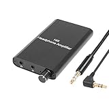 MYPIN ヘッドフォンアンプ HIFI 16-300Ωのイヤホンに対応 充電式 iPod MP3 MP4 携帯電話 パソコンなどに対応 1
