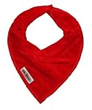Silly Billyz Towel Bandana Bib, Red, 0-2 yrs by Silly Billyz