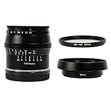 TTArtisan 50mm F1.2 APS-C マニュアルフォーカス 大口径 固定焦点 レンズ 黒 ソニーEマウントカメラ用 A6000 A6300 A6400 A7C A7RII A7RIII A7MIV A7S NEX-3N NEX-5N…