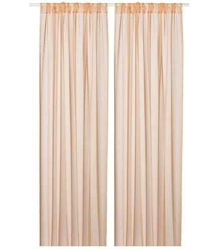 Amazon｜IKEA(イケア) ALVINE SPETS 40171863 薄手のカーテン1組, オフ