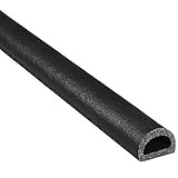 Trim-Lok D-Shaped Rubber Seal - EPDM Foam Seal with HT (General Acrylic) Pressure Sensitive Adhesive