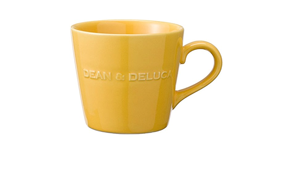 Amazon Co Jp Dean Deluca ディーンアンドデルーカ モーニングマグ 約350ml マグカップ アーモンドベージュ キャラメルイエロー 直径95 高さ85mm キャラメルイエロー ホーム キッチン