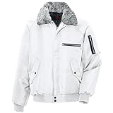 アイトス 裏ボア防寒ブルゾン 011/ピュアホワイト AZ-10549 L