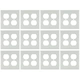 Sunlite、Gang二重レセプタクルプレート 12 Pack E212/W/12PK 12