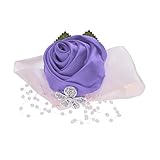 Homyl ９色選べる　結婚式　ブレスレット　手首コサージュ　ブライダルリストコサージュ　手紙　手工芸品 - ８