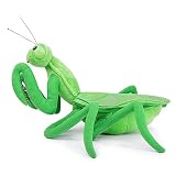 lilizzhoumax カマキリぬいぐるみ、スーパーソフト、リアルなカマキリぬいぐるみ、可愛くて楽しい、パーティー、ホームデコレーション、子供の誕生日クリスマスギフト、昆虫ギフト、ソフト、動物のぬいぐるみ、男の子、女の子のおもちゃ、長さ 38cm