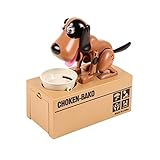 reddhong犬Money Bankロボット犬おもちゃCoin Bank Good Gift fot子
