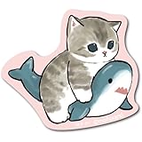 Amazon Mofusand ダイカットステッカー やっほー エビフライ 猫 もふもふ Line スタンプ Sns ぢゅの イラスト 人気 Mof003 Gs 公式グッズ シール ステッカー 文房具 オフィス用品