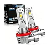 XELORD LEDフォグランプ H11 H8 H16 H9 Led イエロー/ホワイト 2色切替 爆光 CSPチップ搭載 車検対応 ファンレス 12V車用 電球交換 2個セット
