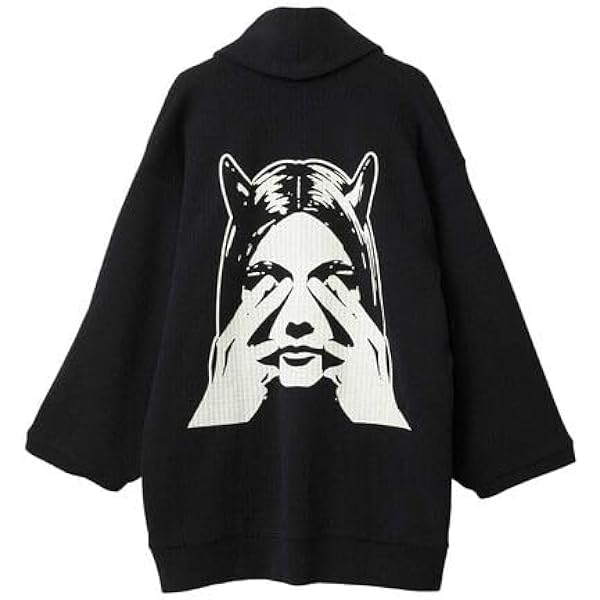 【超絶人気デザイン】ヒステリックグラマー SEE NO EVILカーディガン HYSTERIC GLAMOUR - SEE NO EVIL カーディガン / ブラック | Tempt