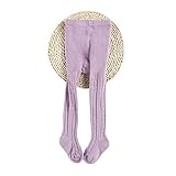 ?エレガント 赤ちゃん・ベビー コットン ライクラタイツ ベビータイツ 居心地の良い パンスト ソフト 紫 3-12月