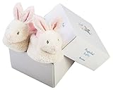 Ragtales Baby Infant Fifi White Bunny Booties Slippers by Ragtales