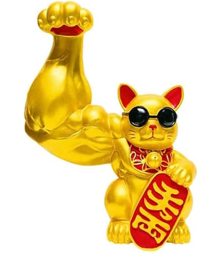 最低価 性格筋肉招き猫~麒麟腕招き猫小さな品物をプレゼントする