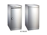 【KS-DB150SL-L-S】　ナスタ　ポスト　ダストボックス　前入後出／屋内タイプ　静音大型ダイヤル錠　ステンレスヘアーライン