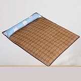 ベッドベッド リネン ゴザ 夏 ペットマット 猫ベッド ペットクッション 犬用ベッド ペットマット ひんやりマット 冷感 休憩所 冷感マット 座布団 滑り止め 耐噛み 肌触りよい 涼しい ウサギ柄 L:60*50cm