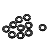 uxcell ラバーOリング　オイルシール　Oリング　ゴム10個　10mm x 4.5mmx3.1mm