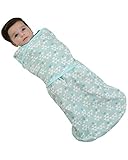 luyusbabyベビースリーピングバッグおくるみWearable Blanket 1-8 Months グリーン