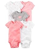 カーターズ Carter's ボディスーツ ロンパース マルチパック 半袖 5枚組 5-Pack Short Sleeve Bodysuits 18M (78-83cm) [並行輸入品]