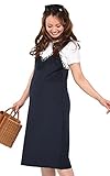 チョコア(CHOCOA) 授乳SETキャミワンピース 授乳口付き マタニティ (ネイビー)