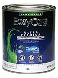 True Value ezsd-qt Easycareペイント/プライマーin one Tintベース内部半光沢ラテックスエナメル、1-quart