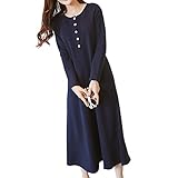 マタニティ チュニック 授乳服 授乳口 長袖 ボーダー ブローチ付き グレー