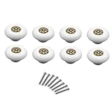 8pcsドレッサーノブ, YIFANセラミック引き出しプルドアキャビネット食器棚ハンドルハードウェアのキッチンベッドルームバスルーム MWQ1508258AC5H273