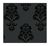 York Wallcoverings Tres Chicグラフィックダマスク壁紙 Wallpaper BL0397 1