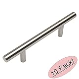 Cosmas 404 – 96snサテンニッケルソリッドスチールConstruction 3 / 8インチスリムラインユーロスタイルキャビネットハードウェアバーPull – 3 – 3 / 4 " (