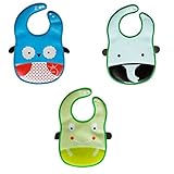 Free Duck スタイ エプロン 3枚 セット 防水 アニマル柄 ビブ 食事 Aセット