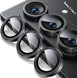 Hohotoon Galaxy Z Fold7 カメラ保護フィルム ギャラクシー Z Fold 7 カメラフィルム SC-56F SCG34レンズカバー アルミ合金製＋AR高透過率強化ガラス 0.25mm超薄 レンズ保護ケース 9H 防爆裂 ・耐衝撃・スクラッチ防止・露出オーバー防止・ケースに干涉なし (ブラックー貼り付けキット付き)