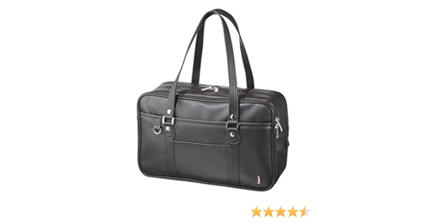 Amazon イーストボーイ スクール 合皮バッグ 軽量 二層式 フェアリーピンク女神 スクール 制服 学生服 通学 高校生 スクバ スクールバック チョコレート Eastboy ショルダーバッグ