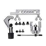 KESOTO 10個入　フレアリングツールキット　冷蔵銅管 エクスパンダ　冷蔵庫 空調 修理用 フレアツール