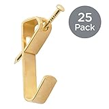 homedone画像ハンガー25-pack – は最大30ポンド、ゴールデン