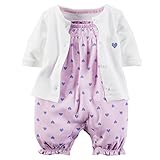 カーターズ Carter's ロンパース & カーディガン 2点セット 綿100% 2-Piece Romper & Cardigan Set 6M (61-67cm)