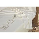 Lollipop Lane - Teddy's Cottage Cream Coverlet - Designer Baby Blanket - Boys or Girls - 110 x 130 c