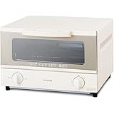 アイリスオーヤマ トースター オーブントースター 4枚焼き 温度調節3段階 トレー付 1200W EOT-032-CW ホワイト