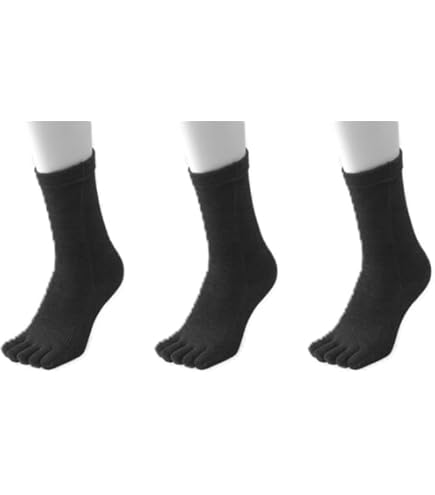 Amazon.co.jp: ゆびのばソックス レギュラー ブラック Mサイズ 足長
