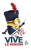 9 " FrenchフランスVive Le Minion怪盗グルーの月泥棒2ミニオンズ取り外し可能な壁アートデカールステッカーホーム装飾子供用room-5 1 / 2インチWide by 9 1 / 