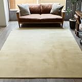 サヤンサヤン なごみ くすみ KUSUMI 洗える 無地 北欧 ラグ マット 滑り止め 95x140 1畳 ダルイエロー 黄