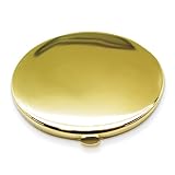 Engravableゴールド調Pillbox – Engravable Personalized Gift Item