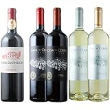 ワインショップソムリエ 金賞ボルドーと五大シャトー醸造家ワイン5本セット（赤ワイン3本・白ワイン2本）