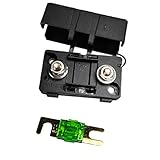 Dolity 5サイズ選ぶ　車用パーツ　ミニANS ヒューズホルダー　ヒューズボックス　ブロック　カバー　ヒューズ - 50A