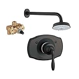 Grohe ks19614 – 34124r-zb0 Seaburyシャワーバルブキット、オイルはブロンズ