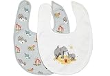 キャスキッドソン　ベビーズー ベビー用ビブ（前掛け）2枚組(並行輸入）/ Cathkidston baby bibs 2pk Baby zoo